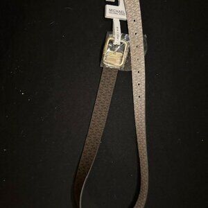 Michael Kors MK Signature monogram Belt  7234  NWT Boutique